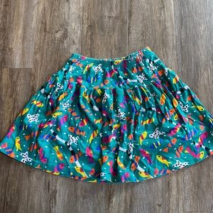 THINK SPRING SALE 90s vintage Marci lipman fish skirt